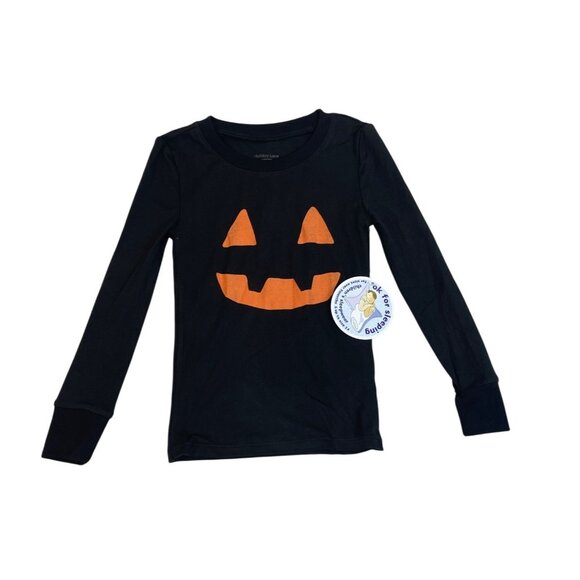 Toddler Halloween PJ Set Long Sleeve Pumpkin Top & Ghost Print Pants Sz 4 - New - Picture 4 of 9